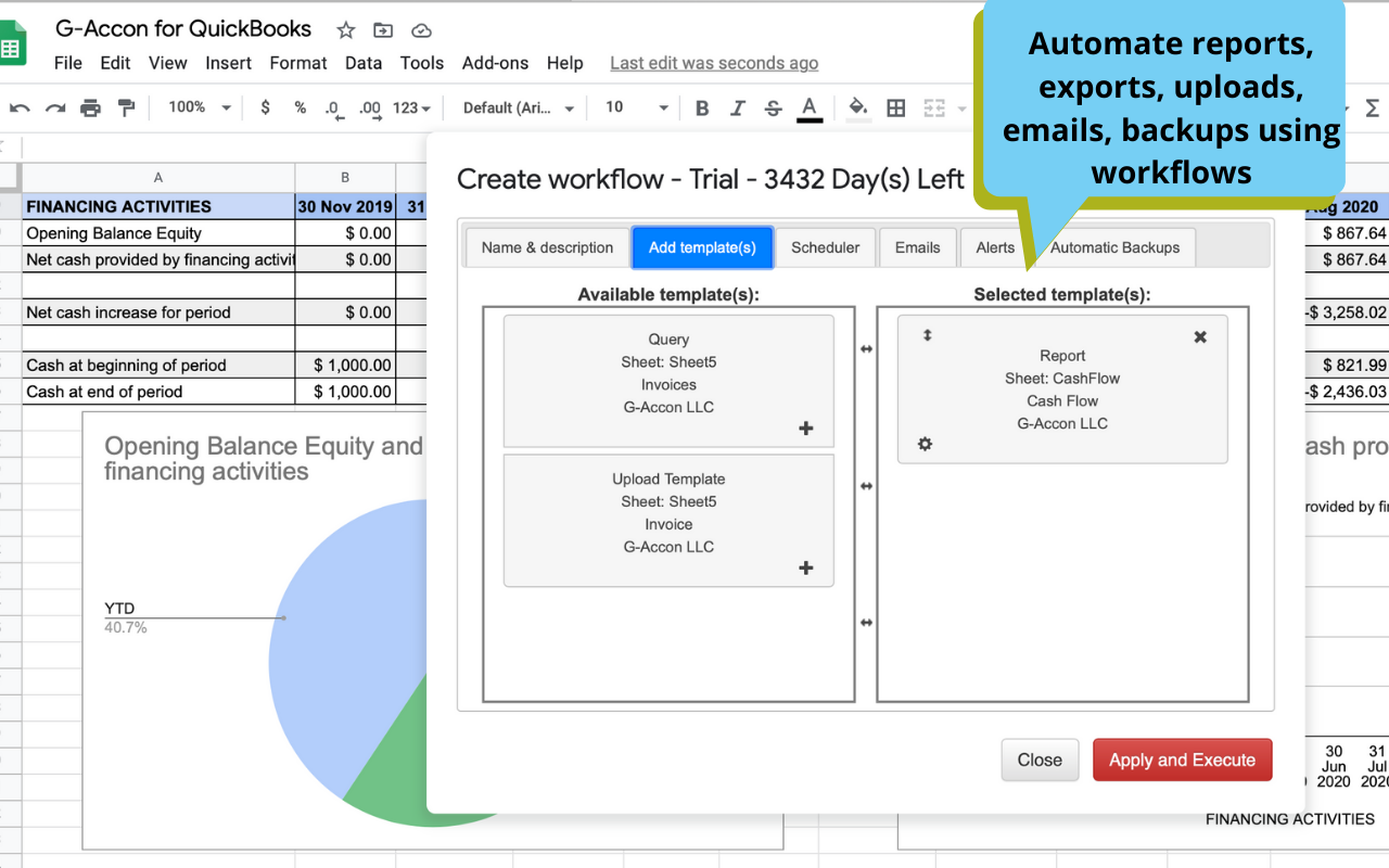 screenshot of G-Accon