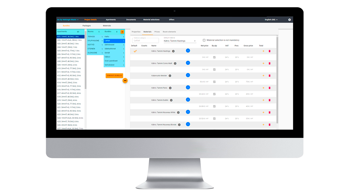 screenshot of GBuilder