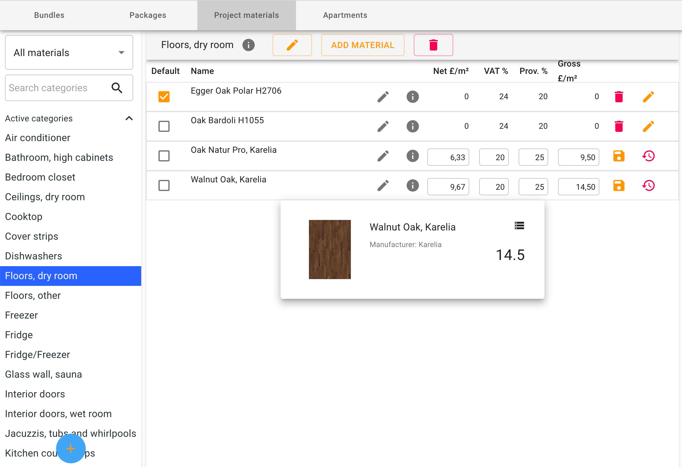 screenshot of GBuilder