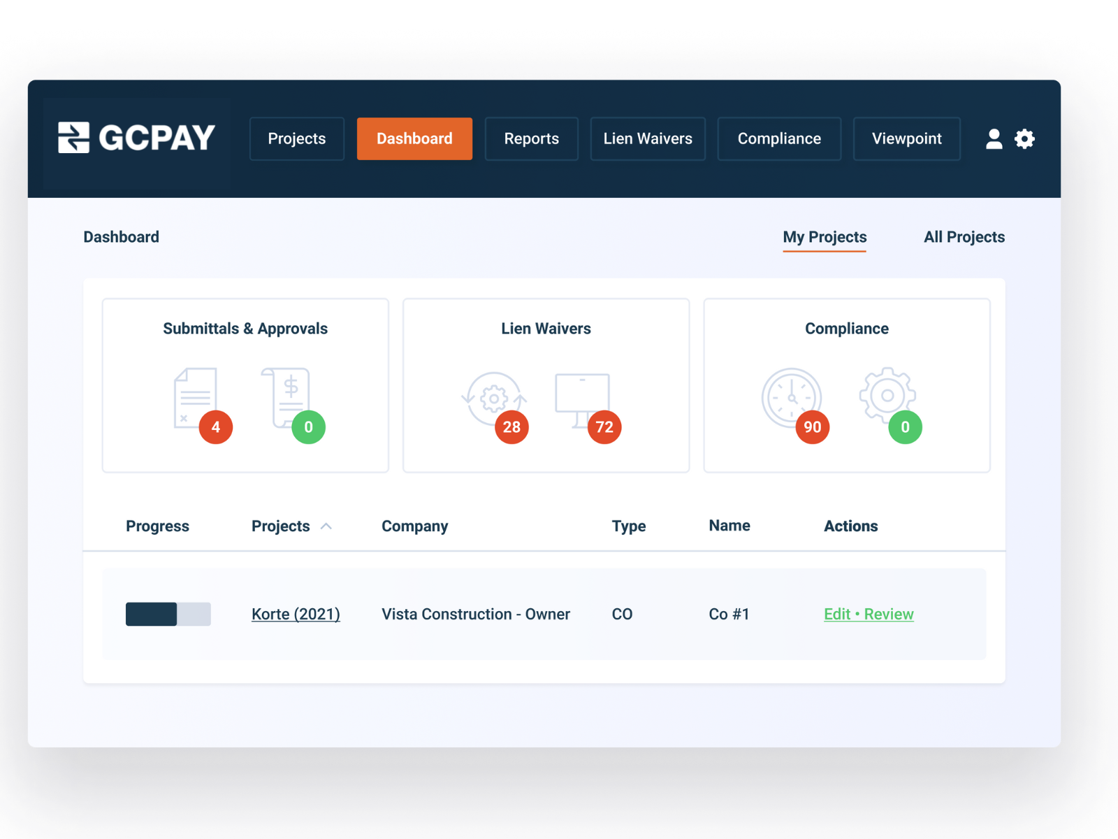 screenshot of GCPay
