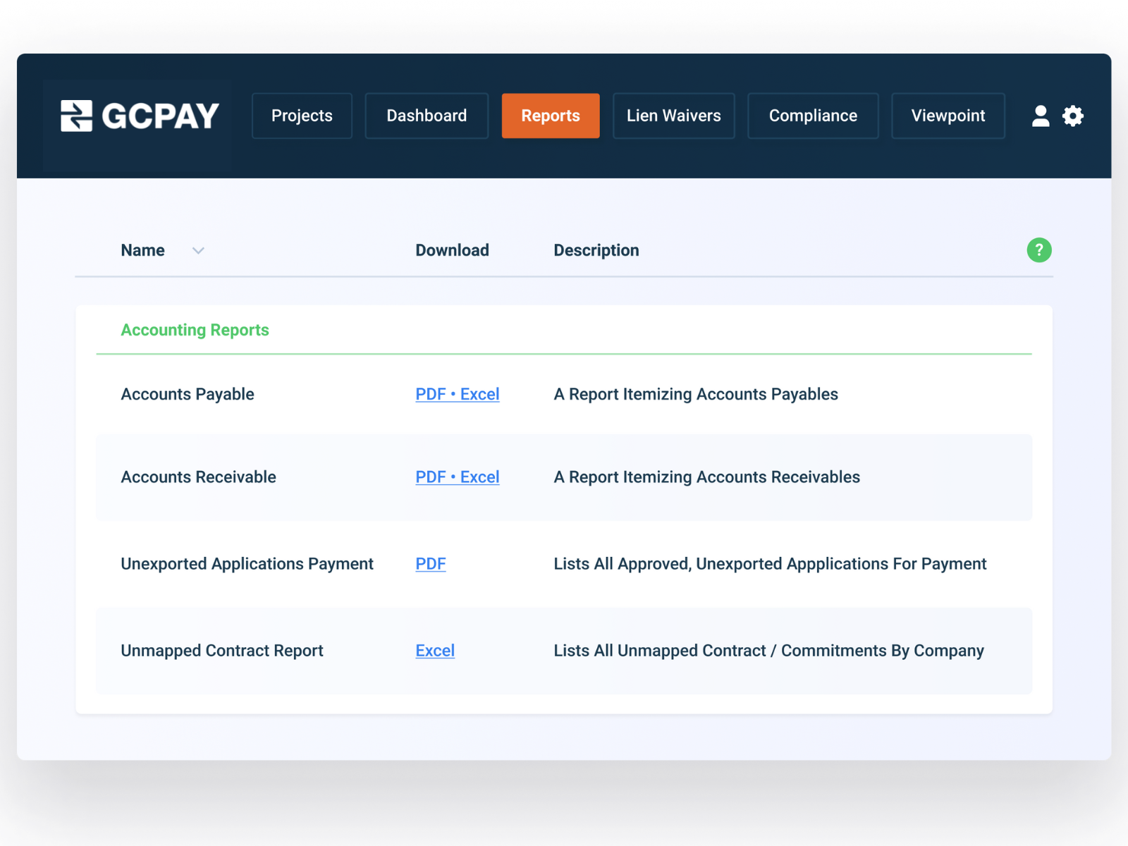 screenshot of GCPay