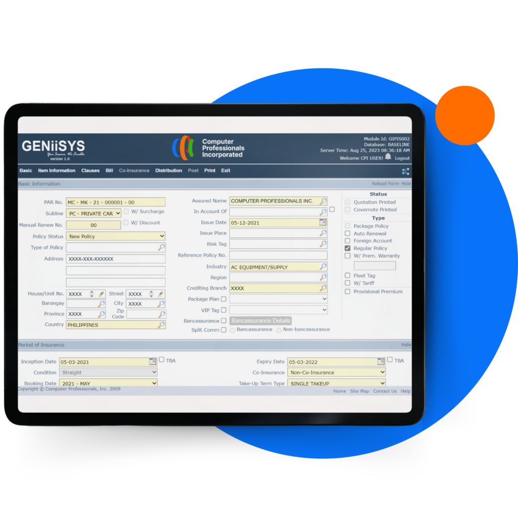 screenshot of GENIISYS