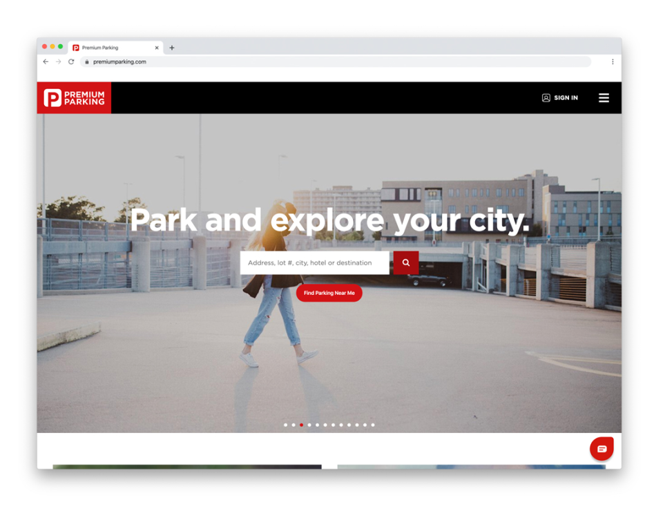 screenshot of GLIDEPARCS