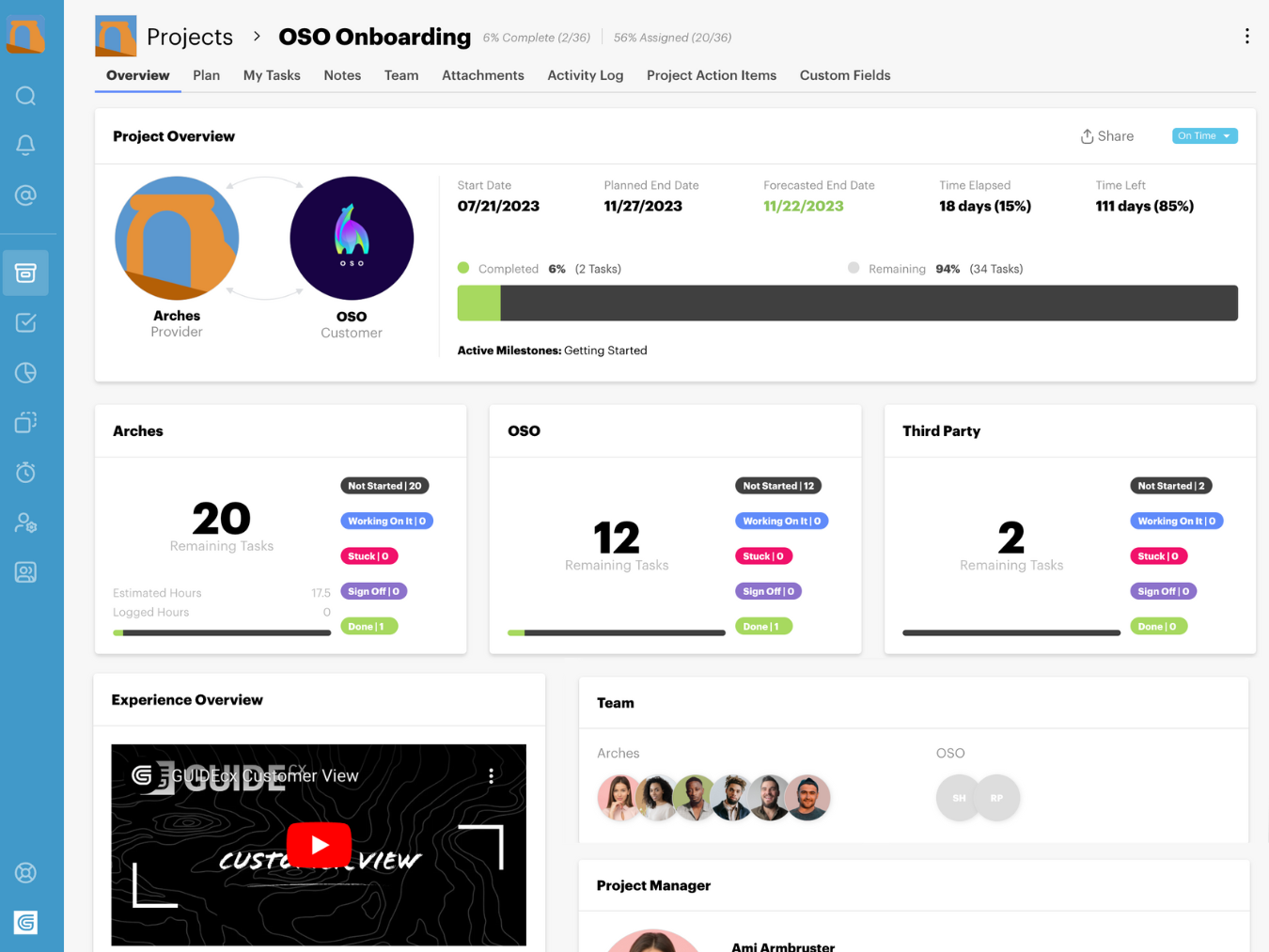 screenshot of GUIDEcx