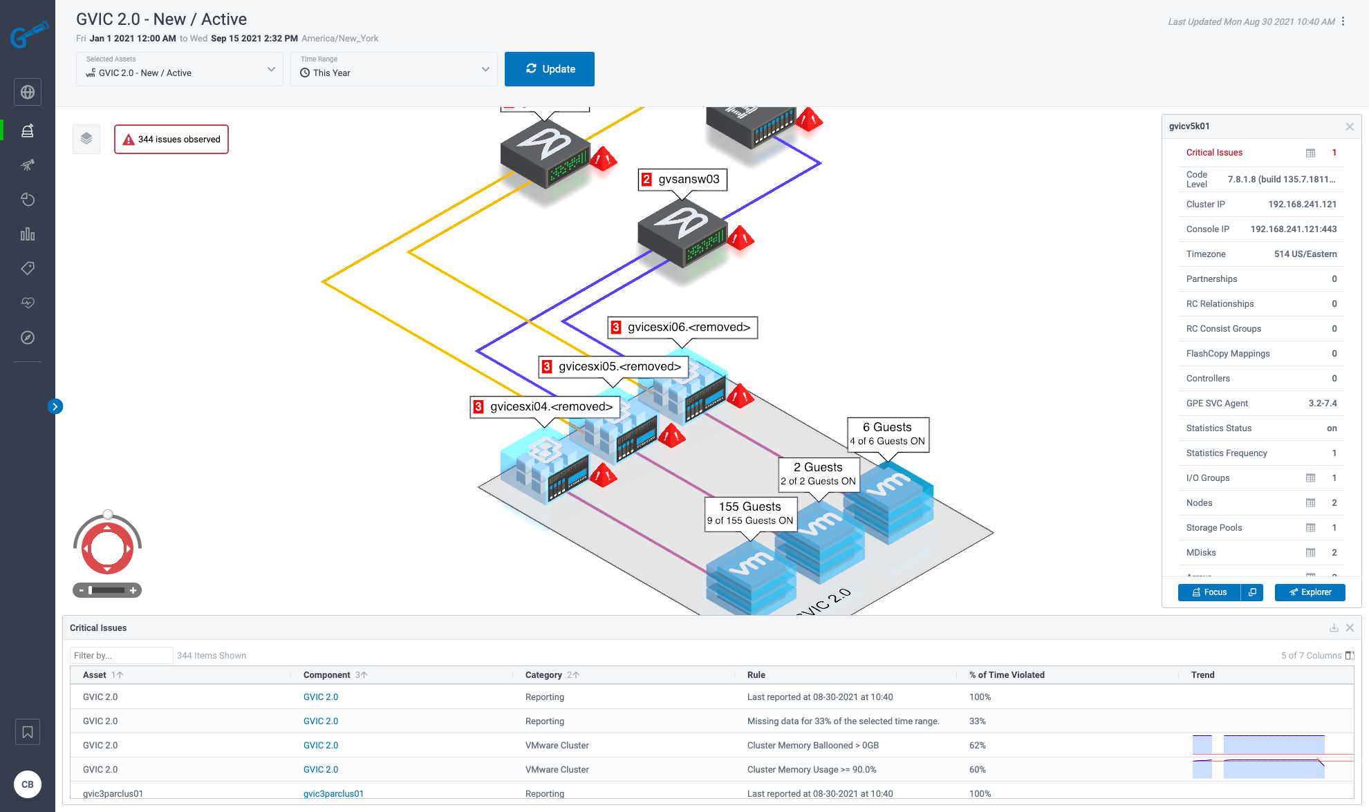 screenshot of Galileo