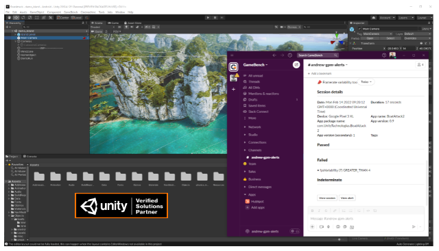 screenshot of GameBench
