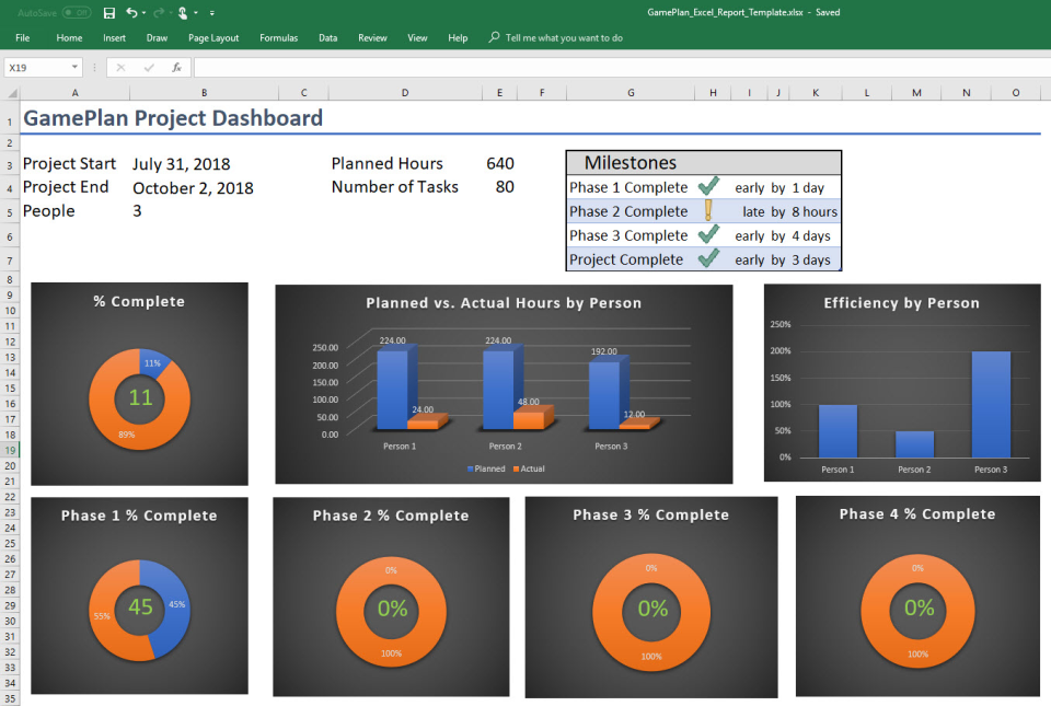 screenshot of GamePlan
