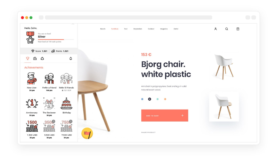 screenshot of Gameball