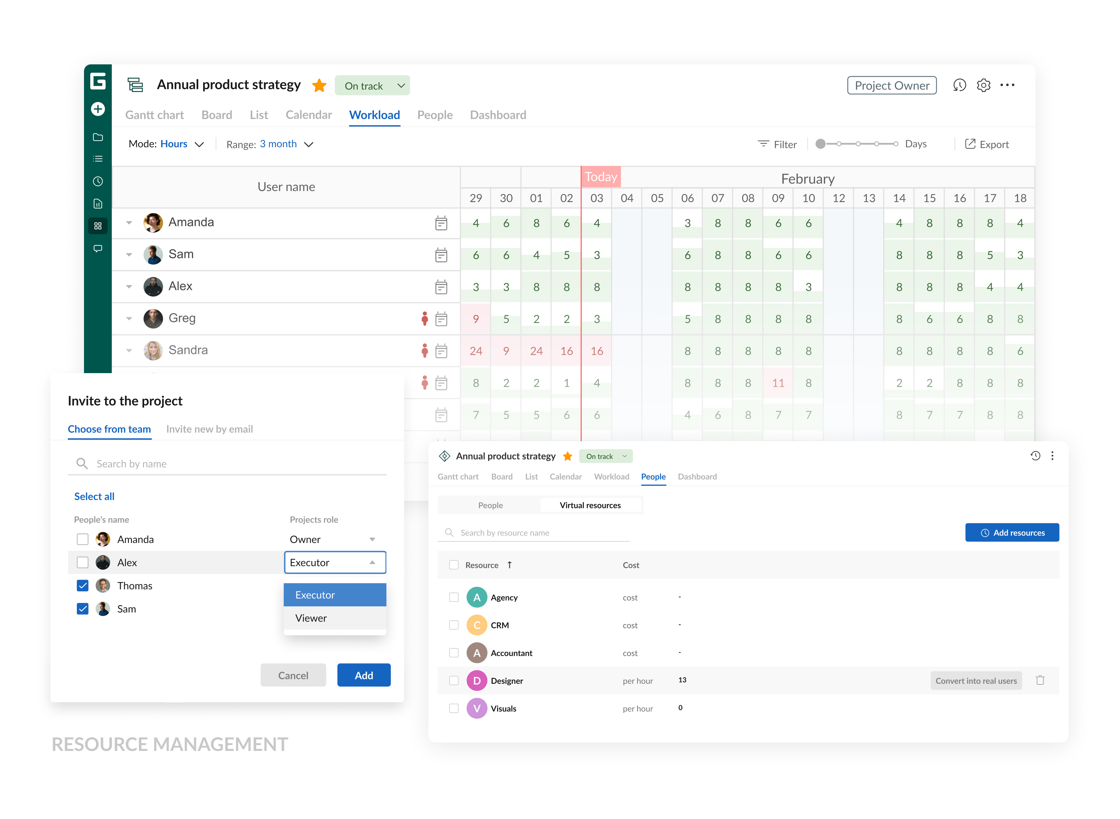 screenshot of GanttPRO
