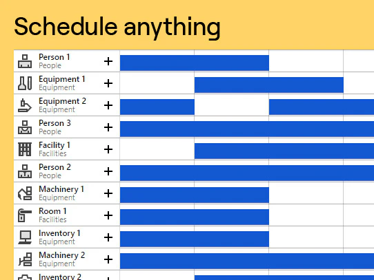 screenshot of Ganttic