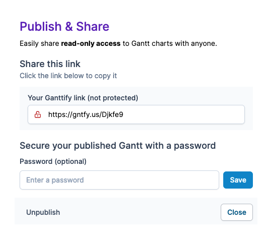 screenshot of Ganttify