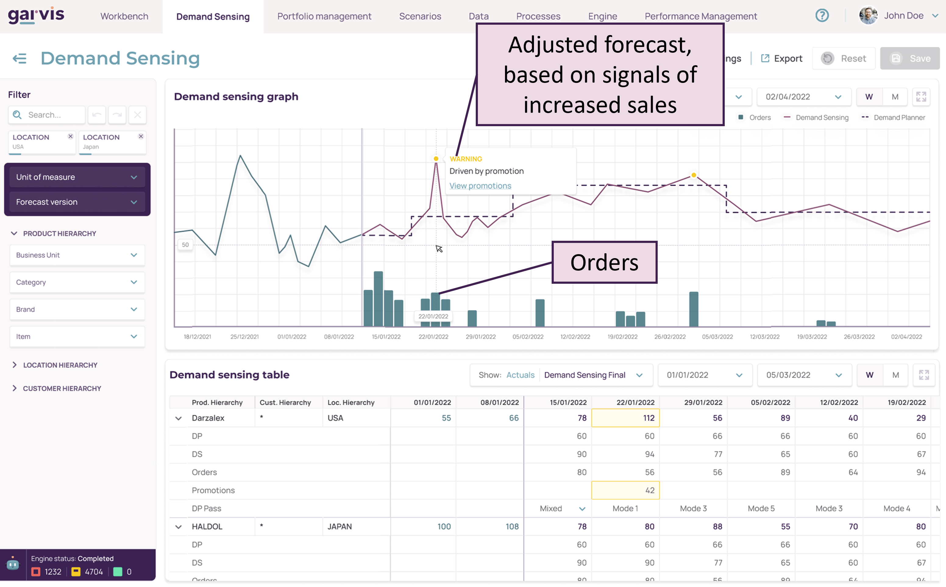 screenshot of Garvis