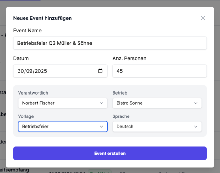 screenshot of Gastrosync