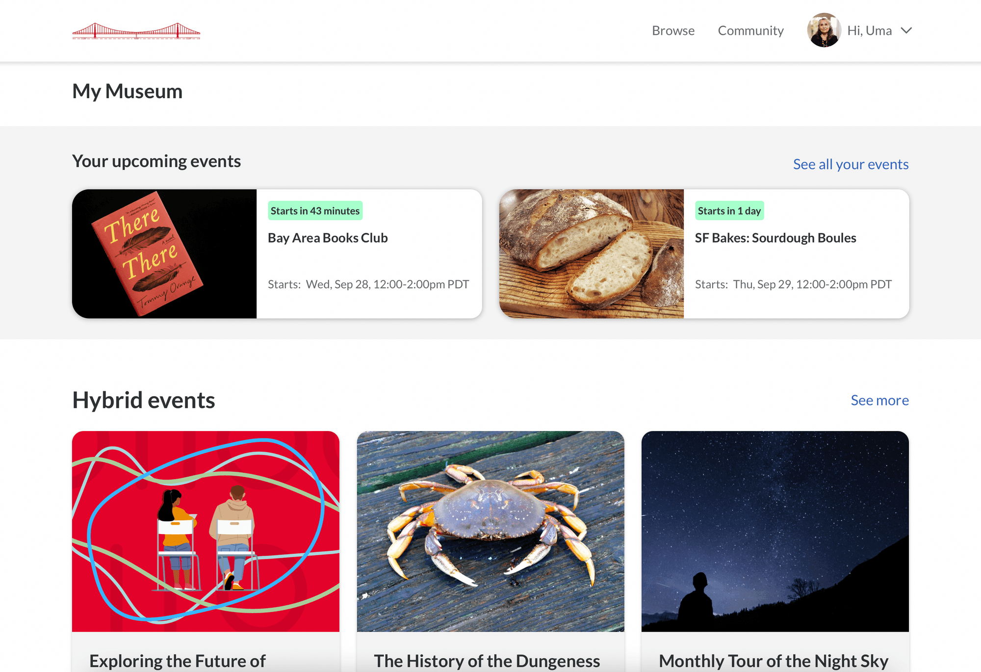 screenshot of Gather