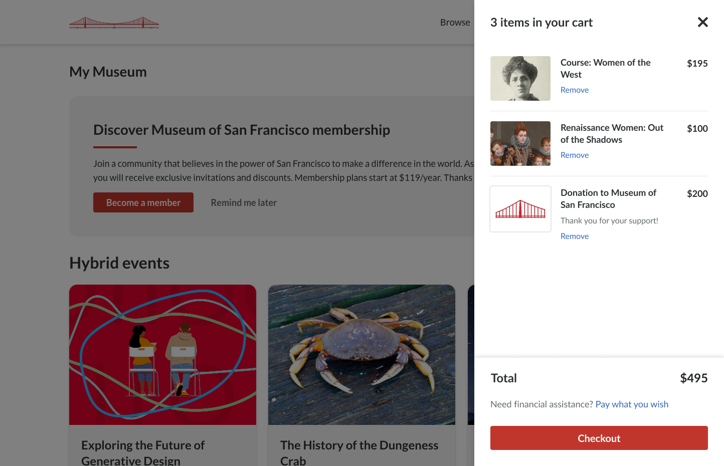 screenshot of Gather