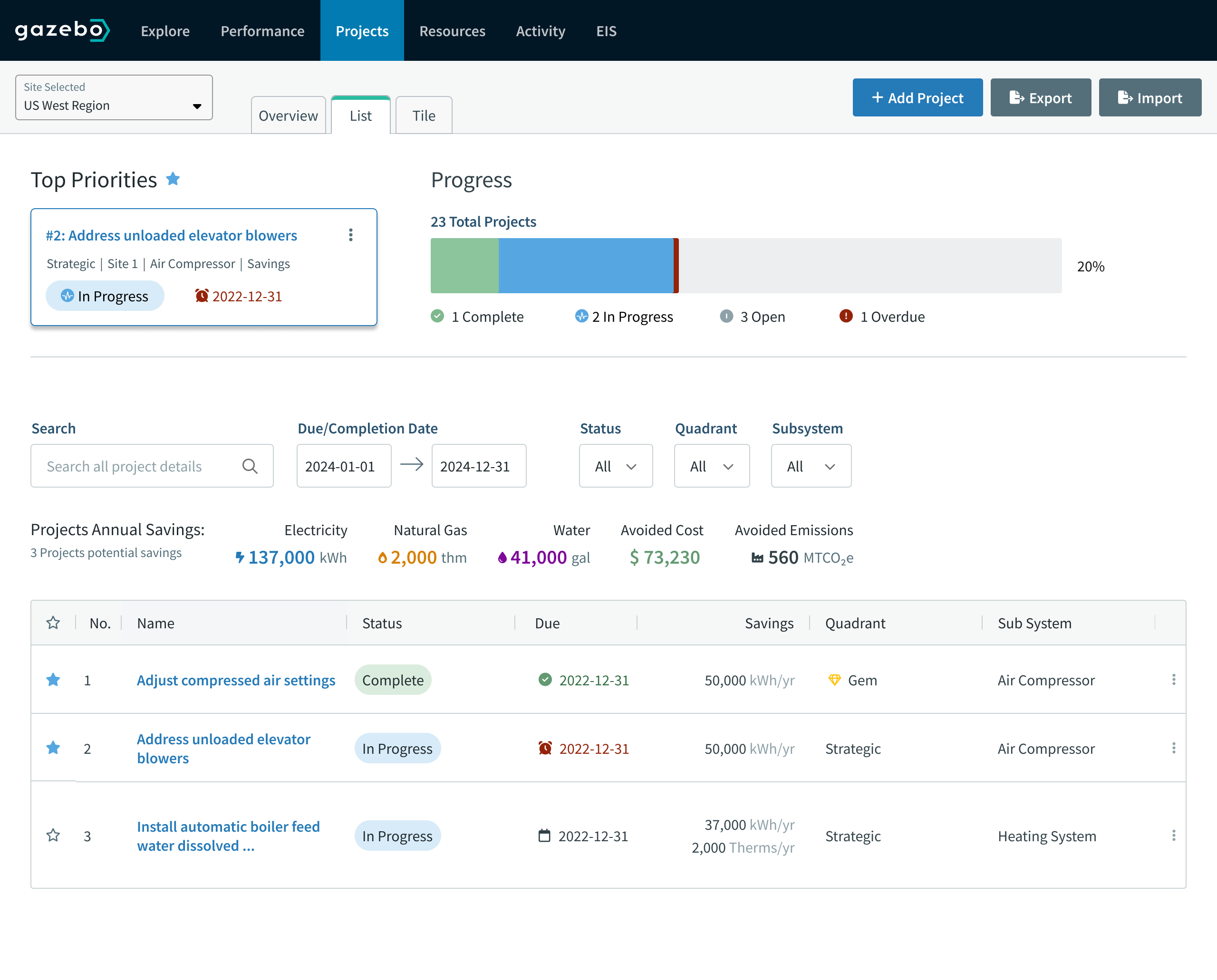 screenshot of Gazebo