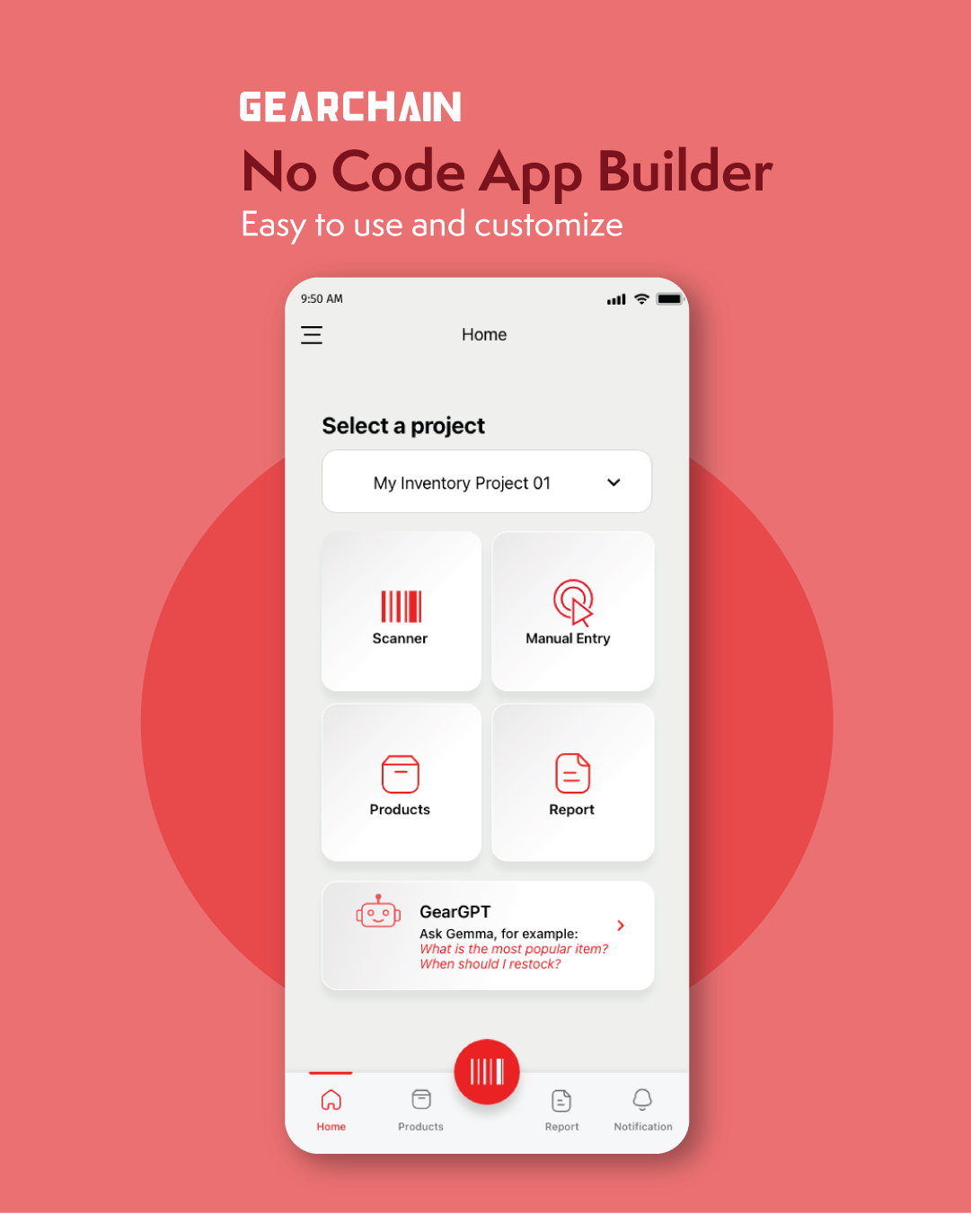 screenshot of GearChain