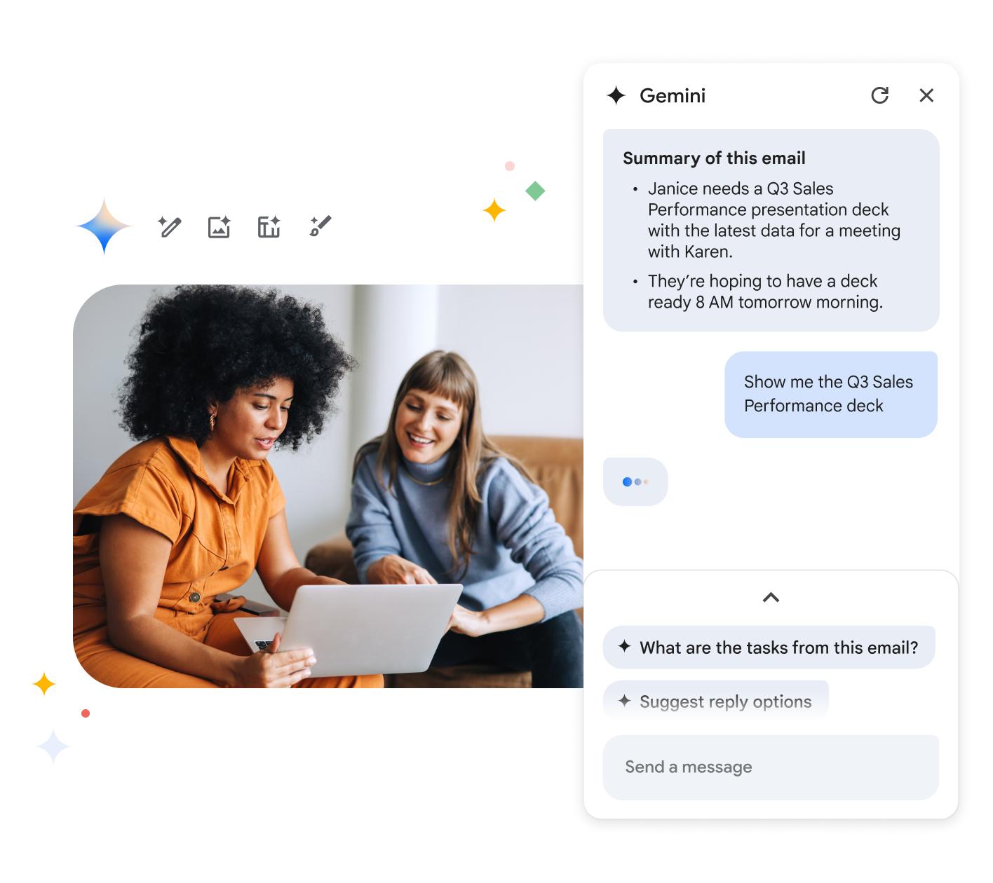 screenshot of Gemini