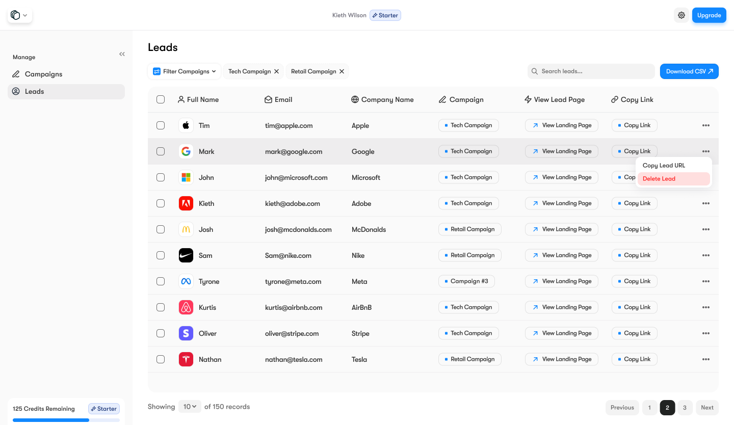screenshot of GenPage