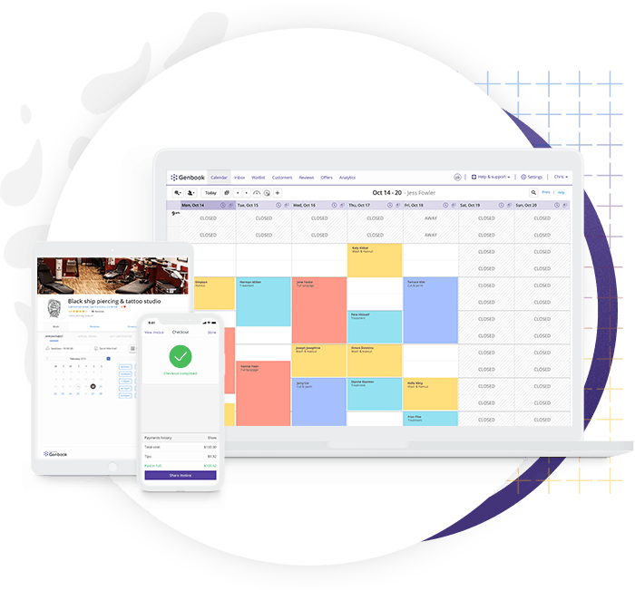 screenshot of Genbook