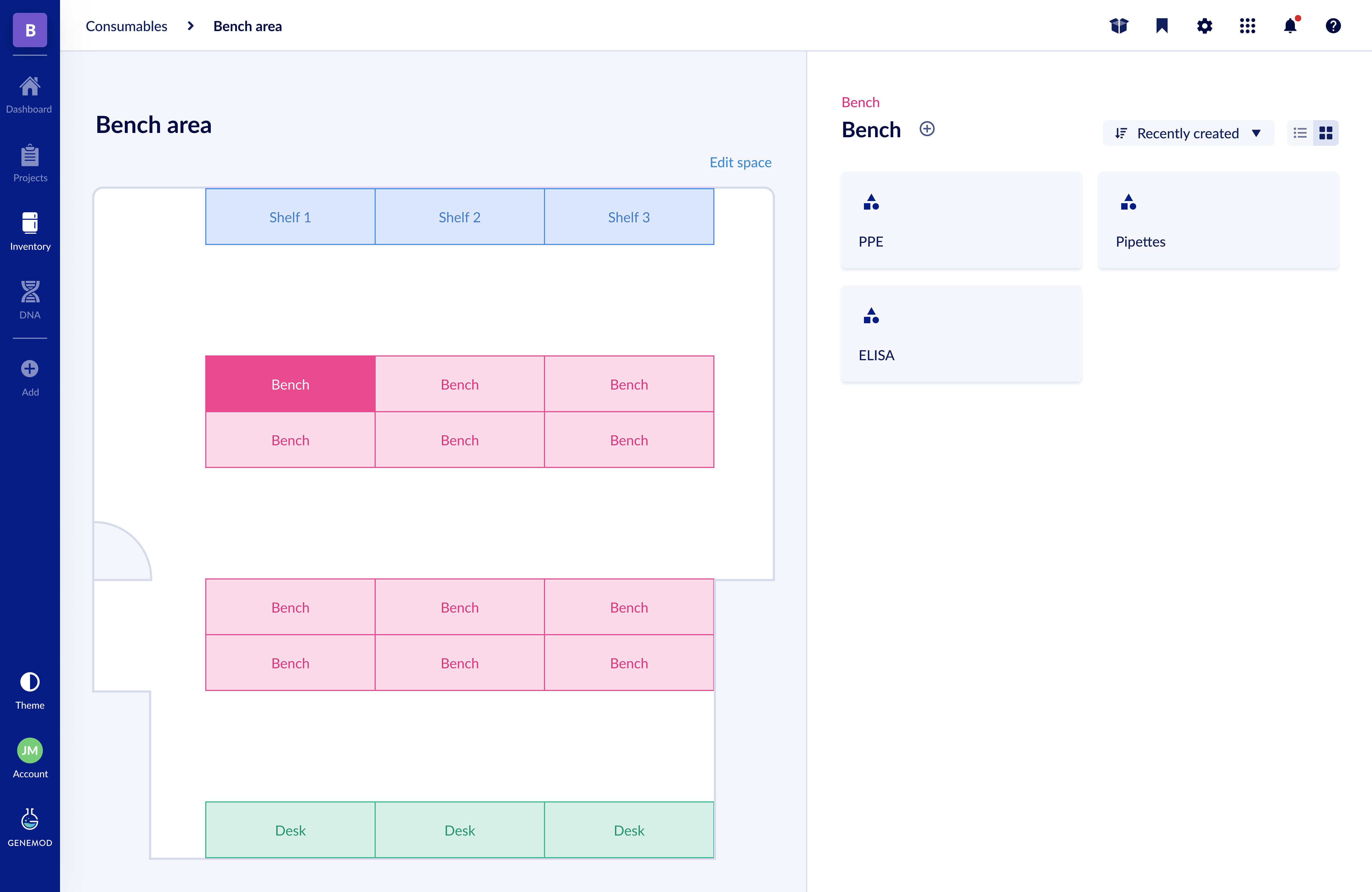 screenshot of Genemod