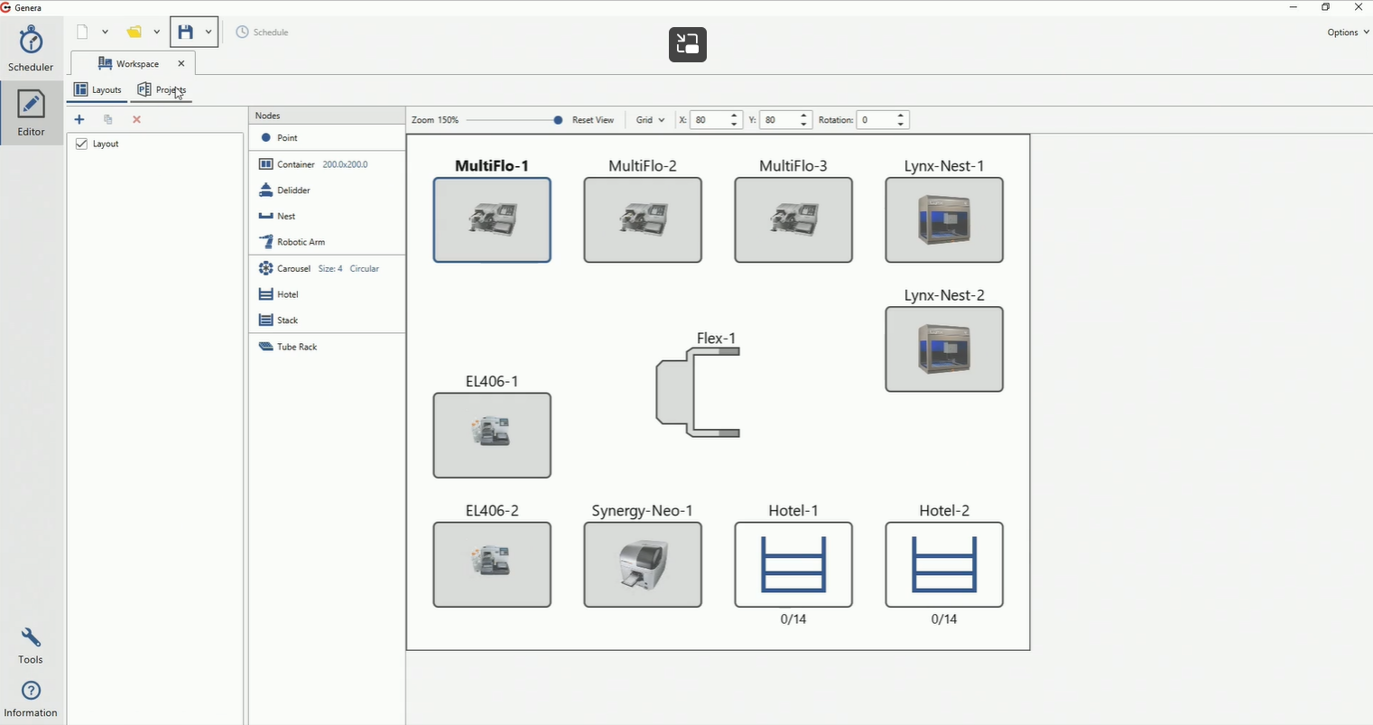 screenshot of Genera
