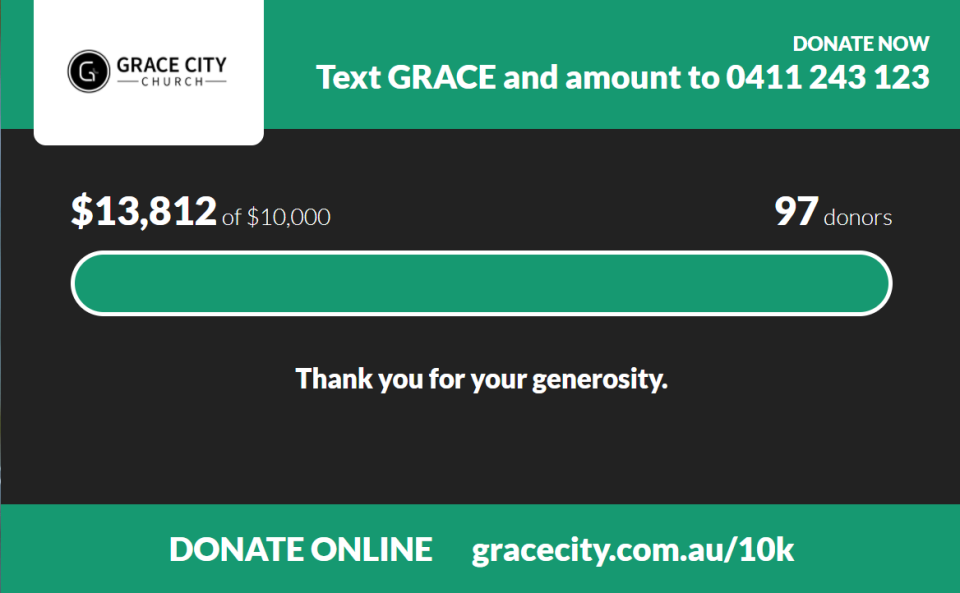 screenshot of Generous