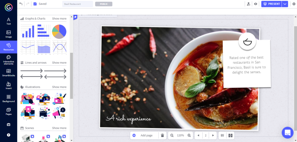 screenshot of Genially