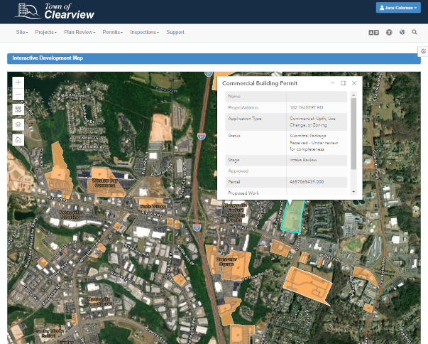 screenshot of GeoCivix