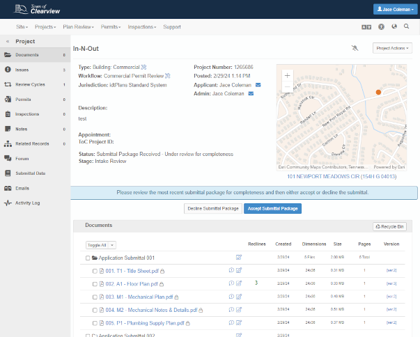 screenshot of GeoCivix