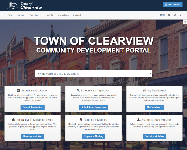 screenshot of GeoCivix