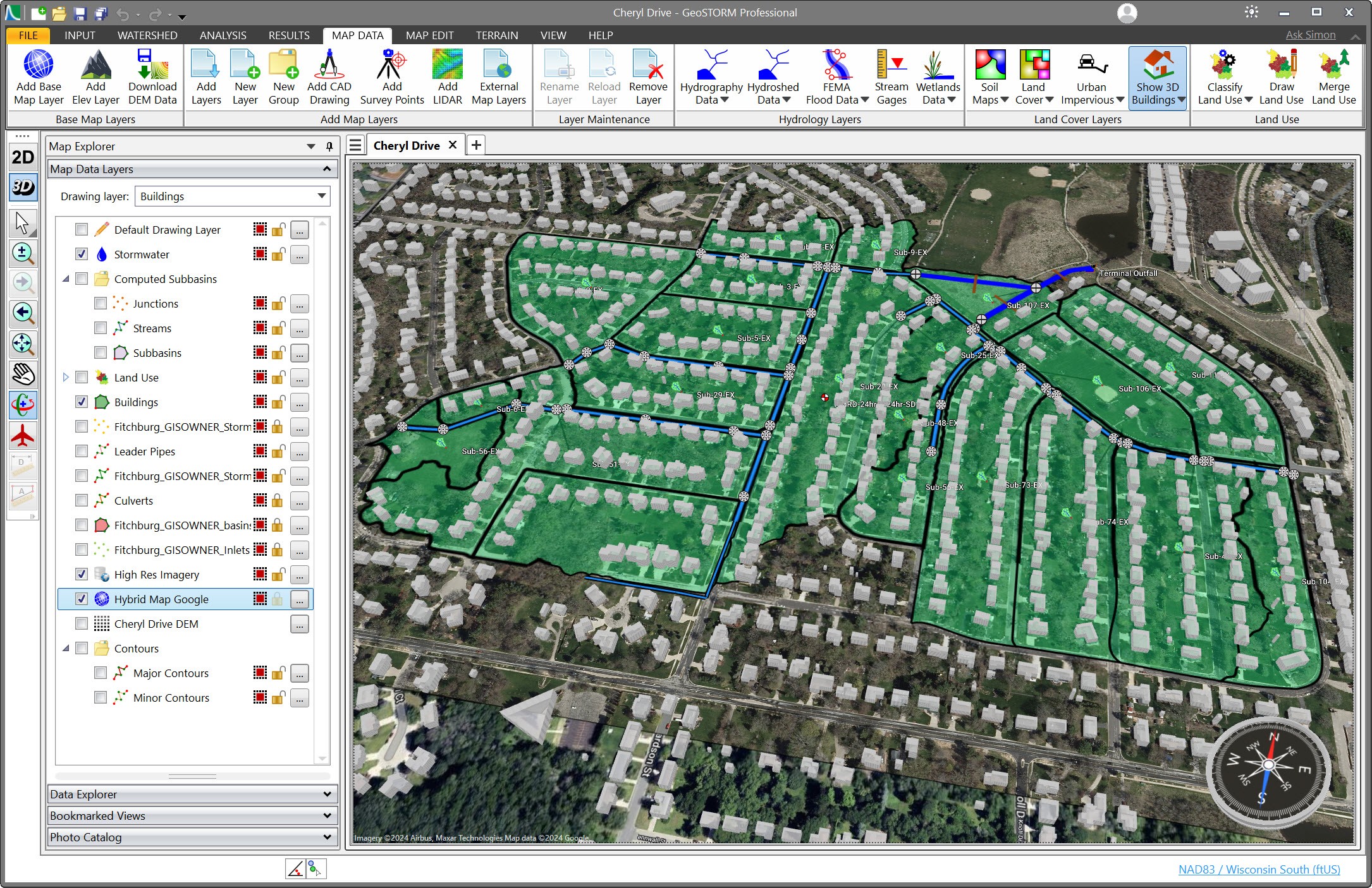 screenshot of GeoSTORM