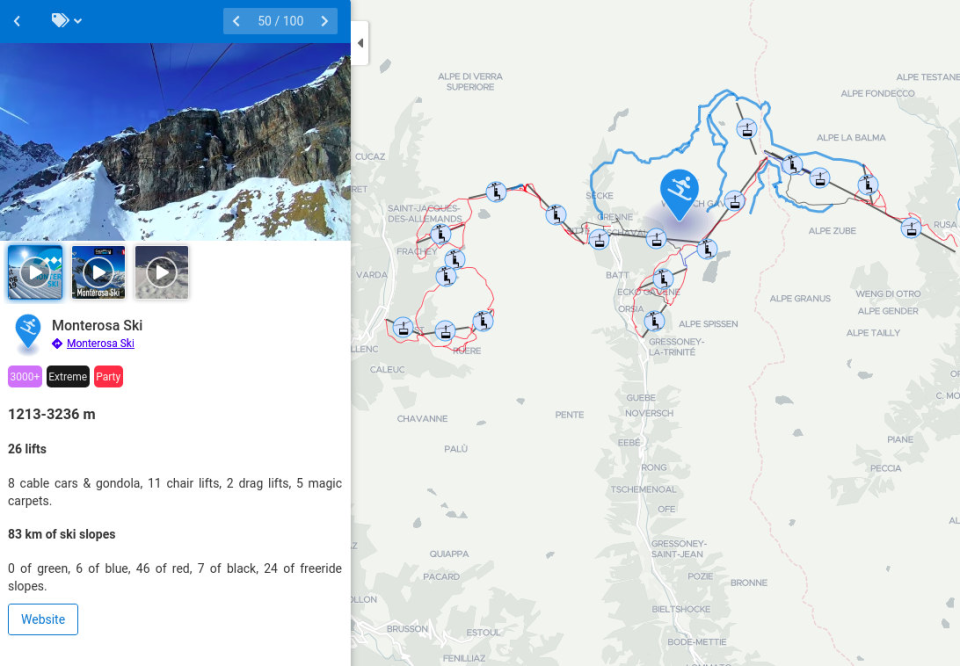 screenshot of Geoapify