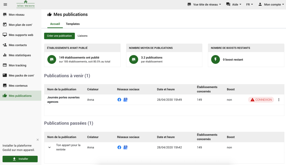 screenshot of Geolid