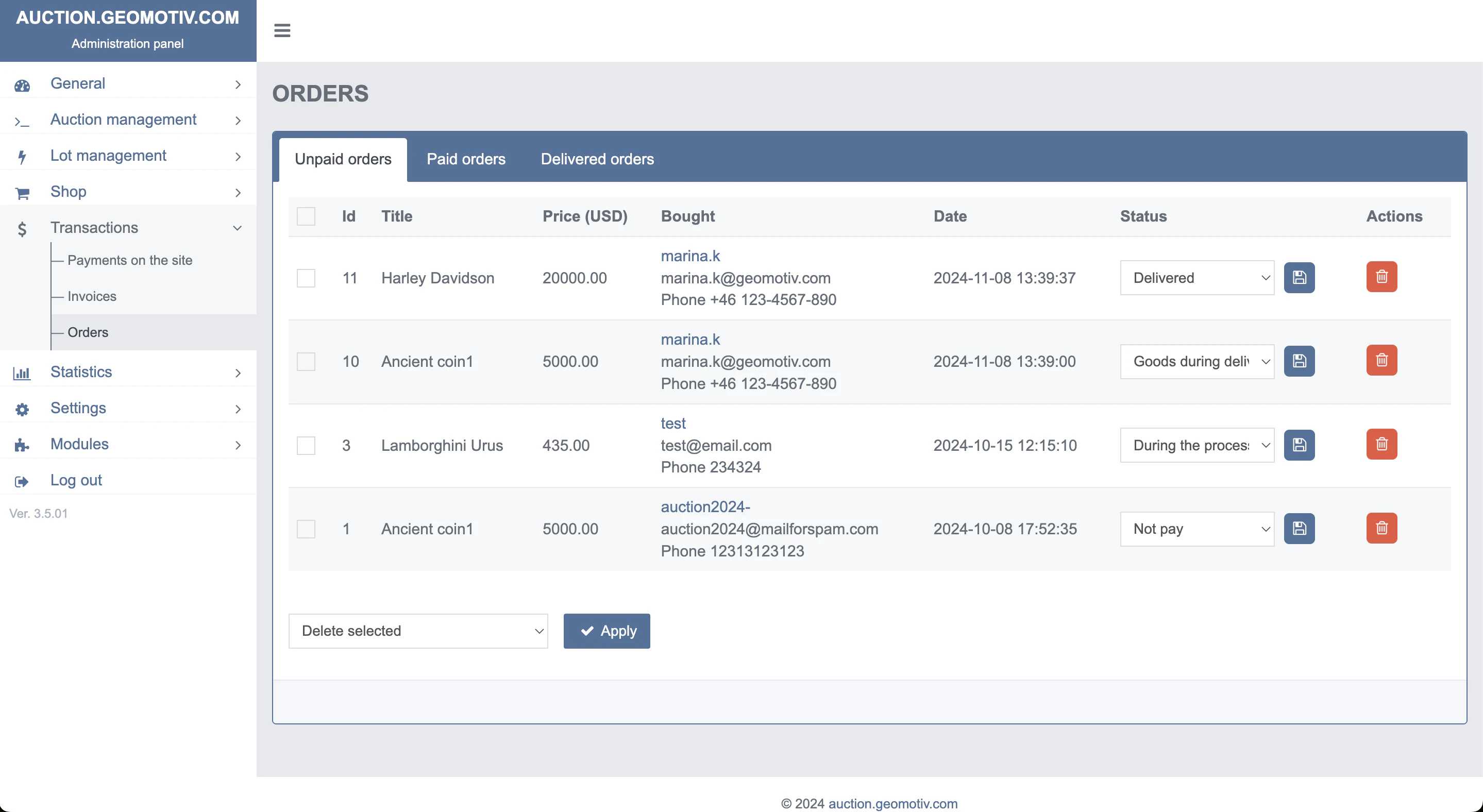 screenshot of Geomotiv