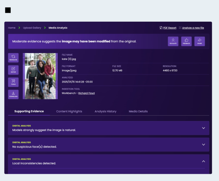 screenshot of GetReal