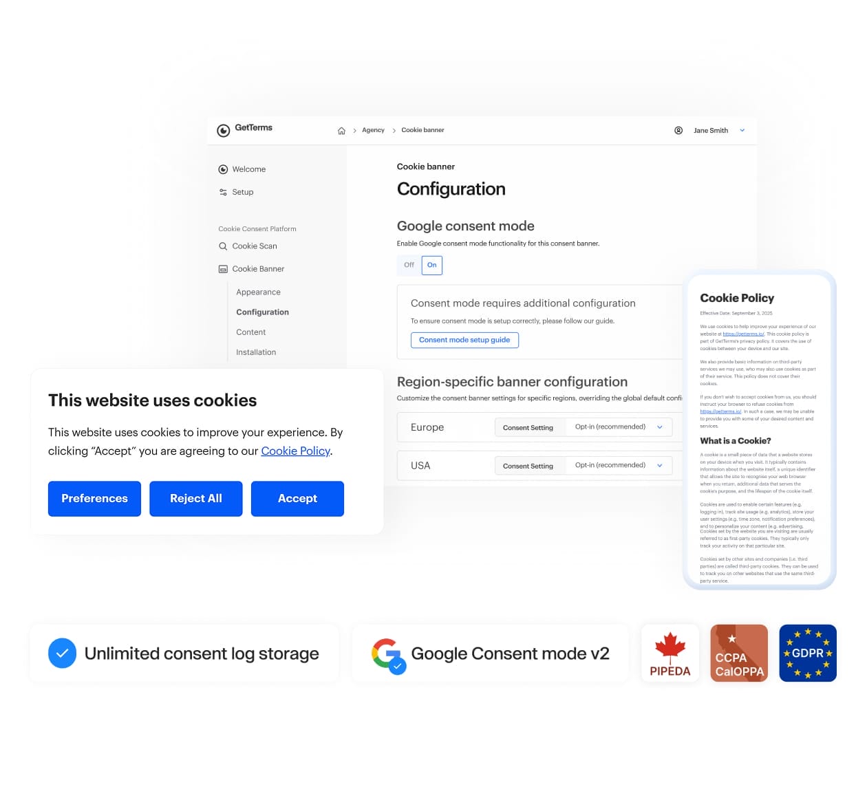 screenshot of GetTerms