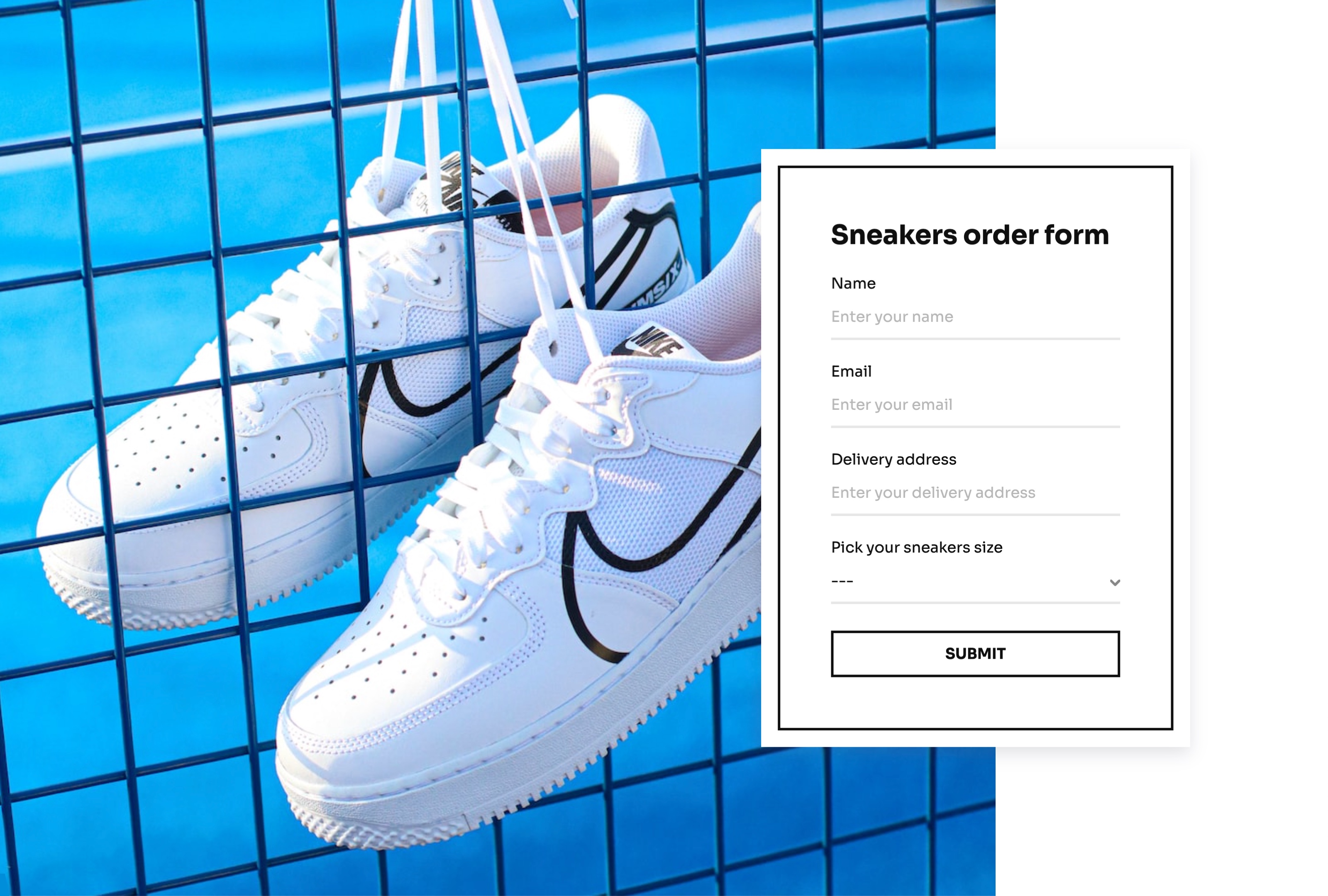 screenshot of Getform
