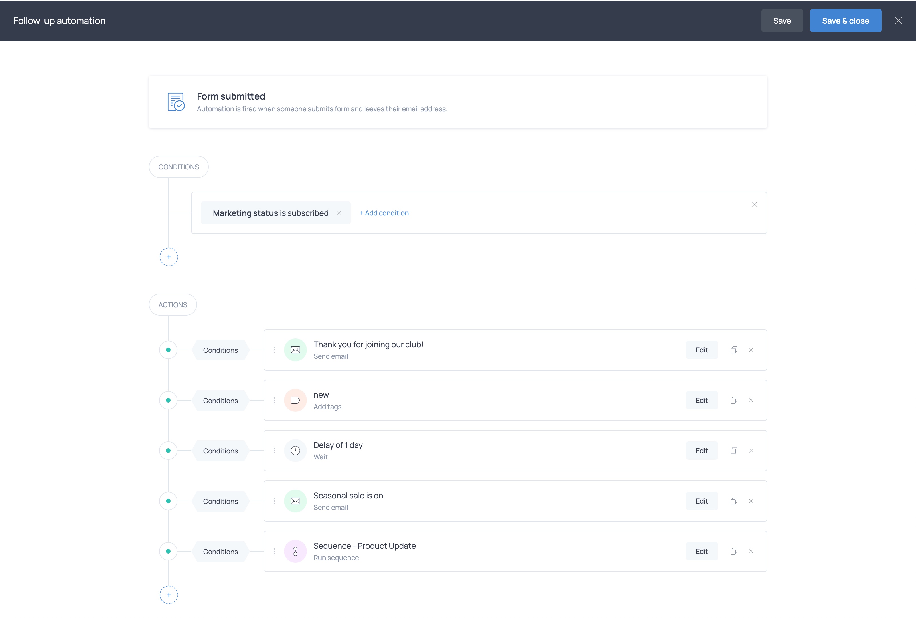 screenshot of Getform