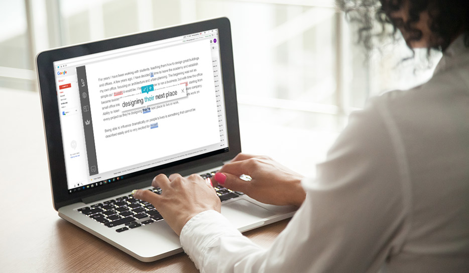 screenshot of Ginger