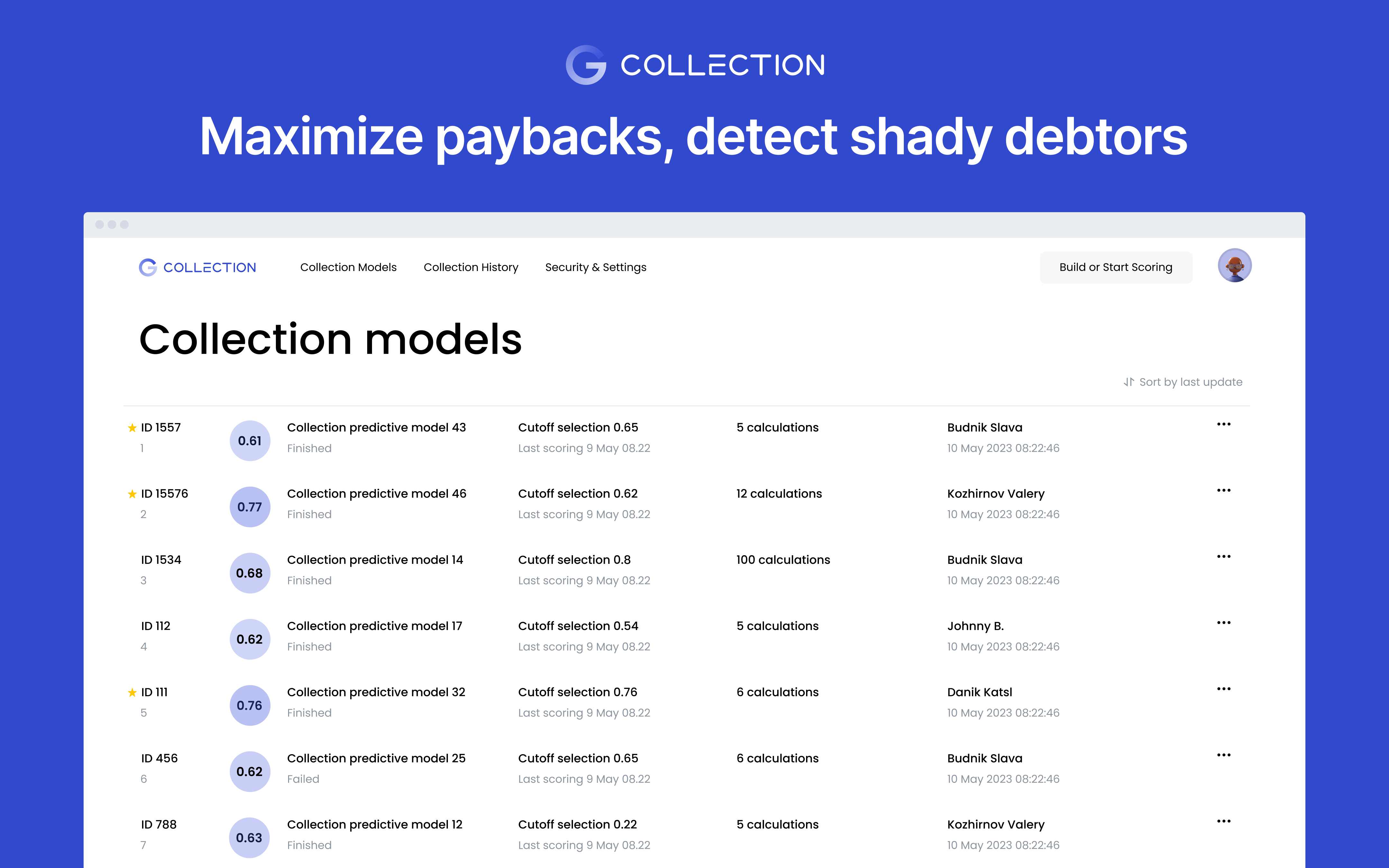 screenshot of GiniMachine