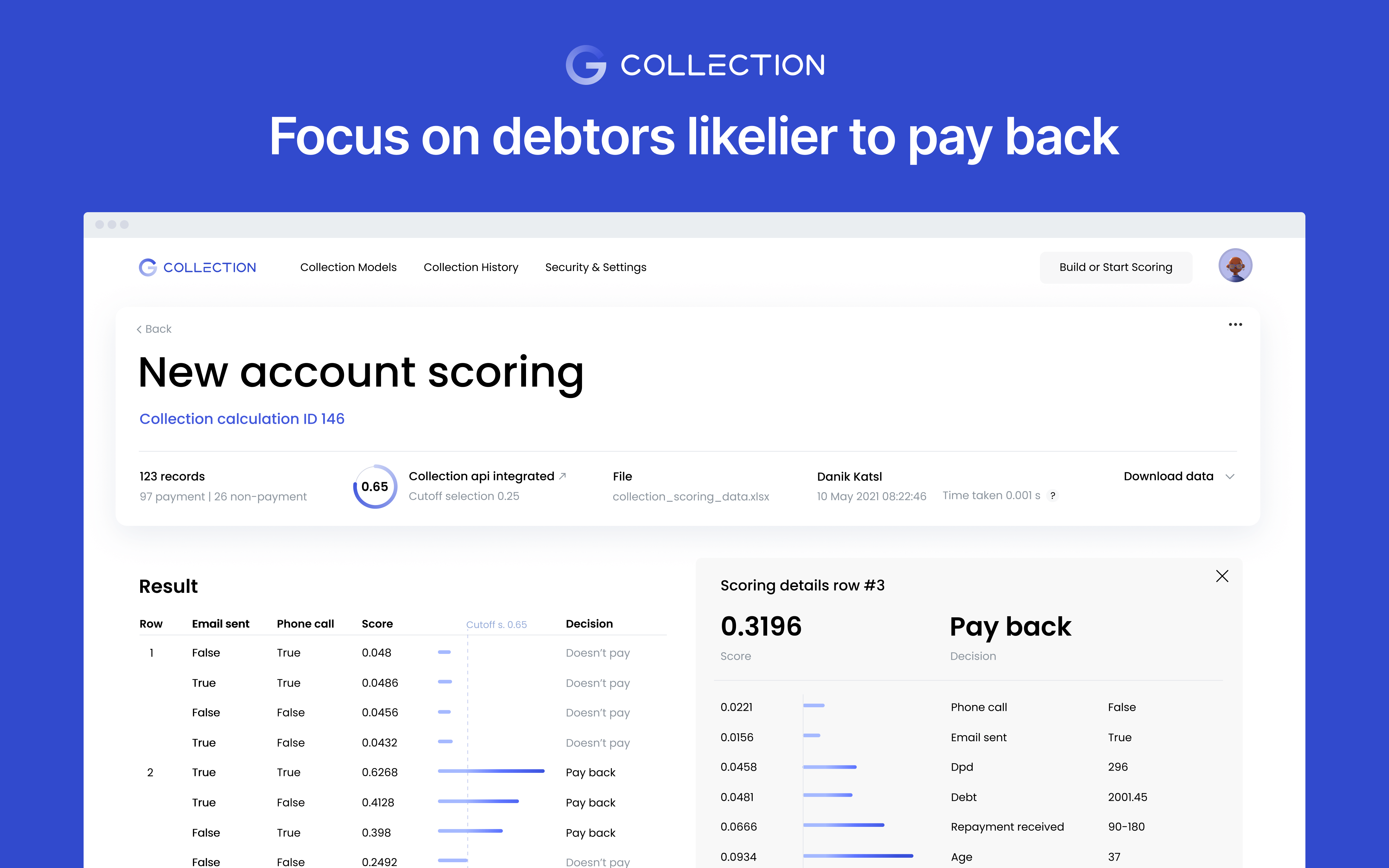 screenshot of GiniMachine