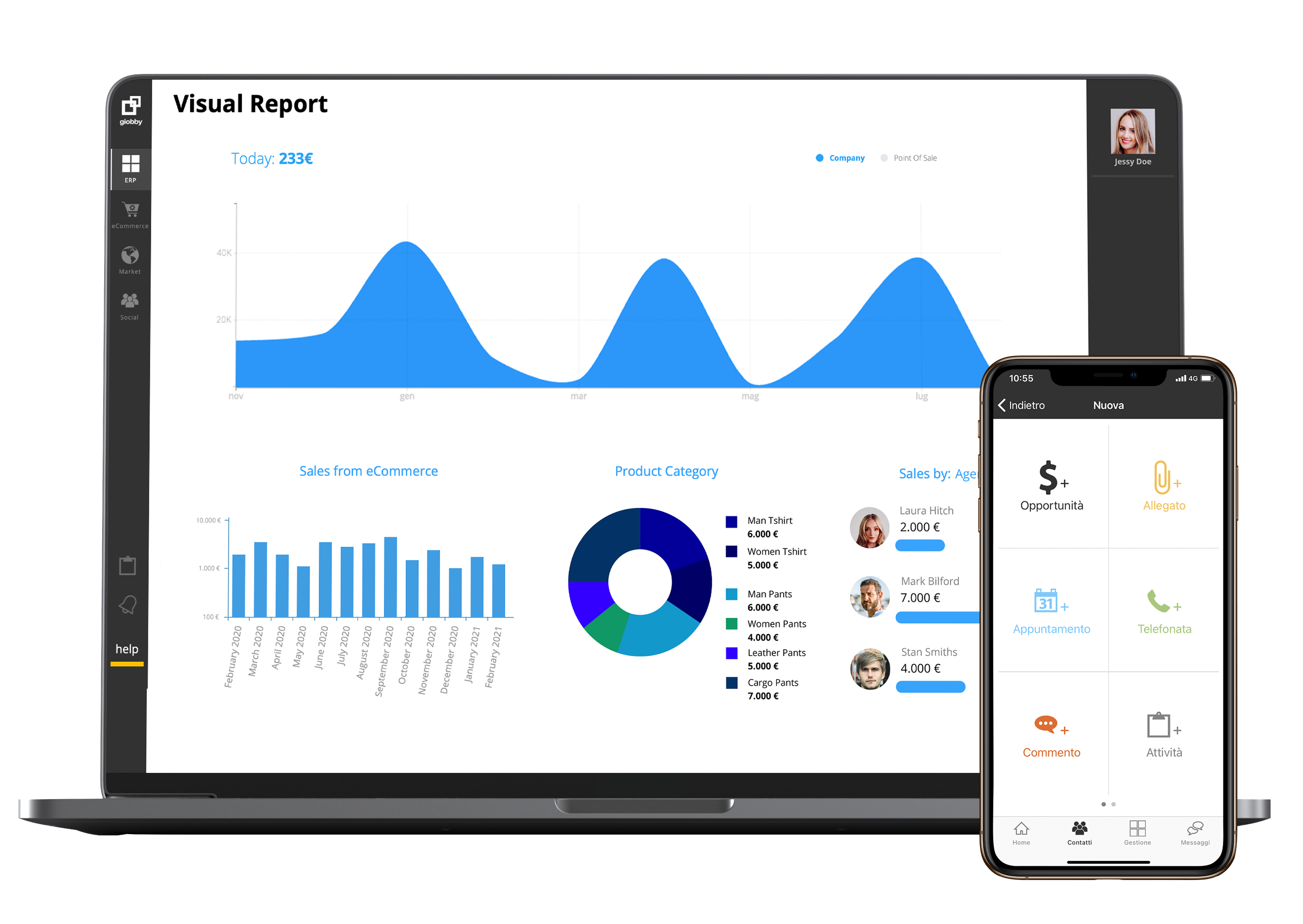 screenshot of Giobby