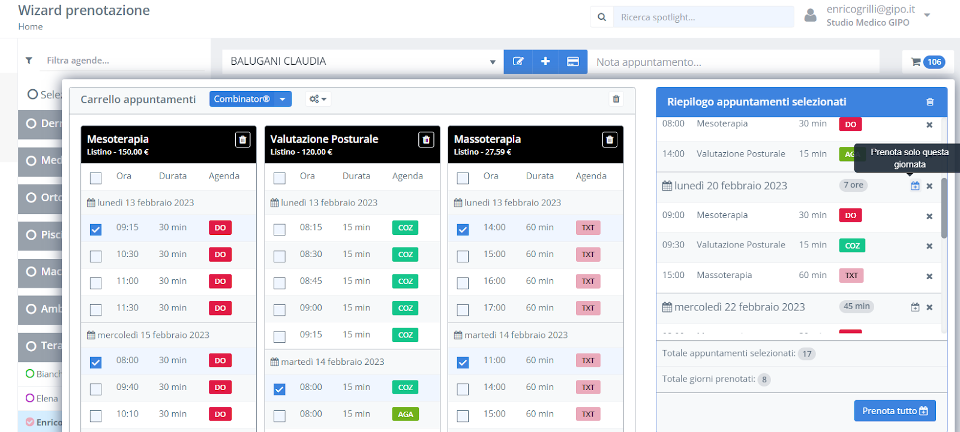 screenshot of GipoNext