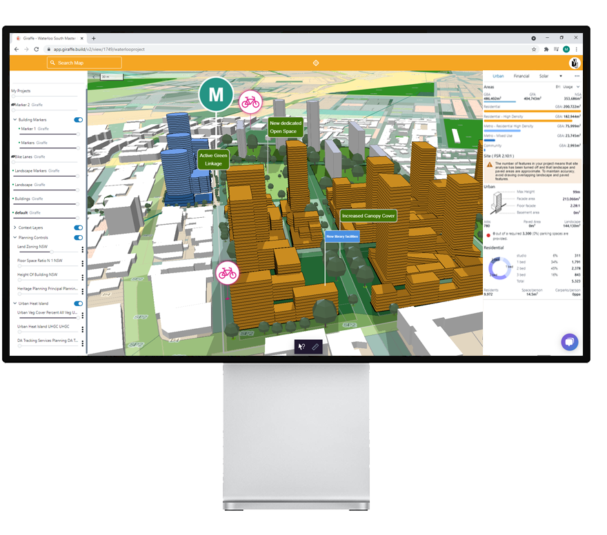 screenshot of Giraffe