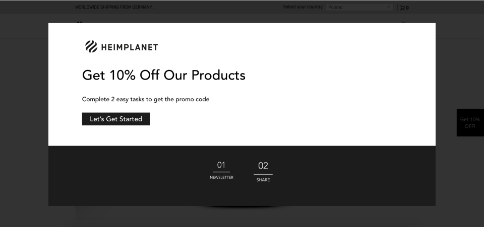 screenshot of Girafi