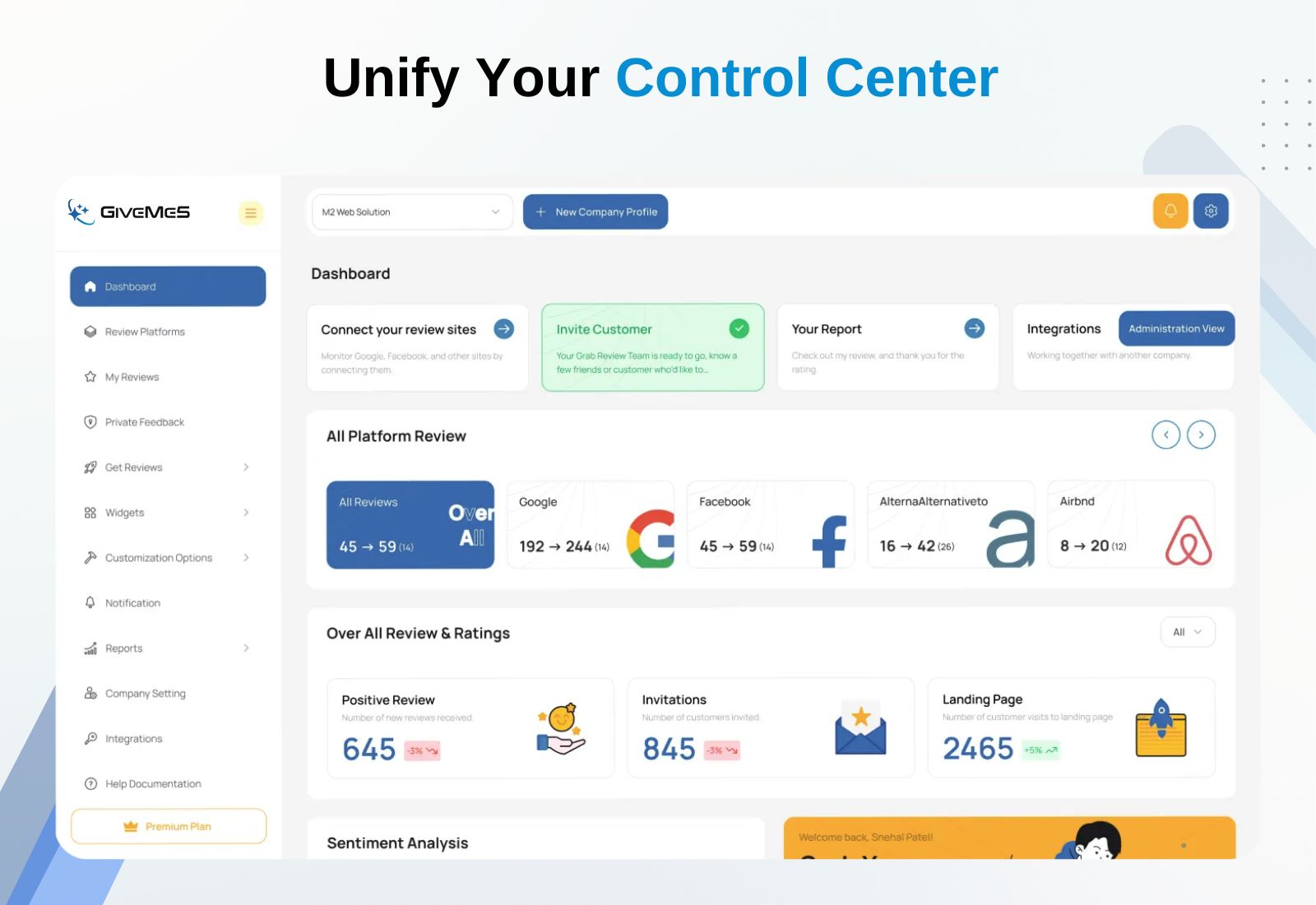 screenshot of GiveMe5.ai