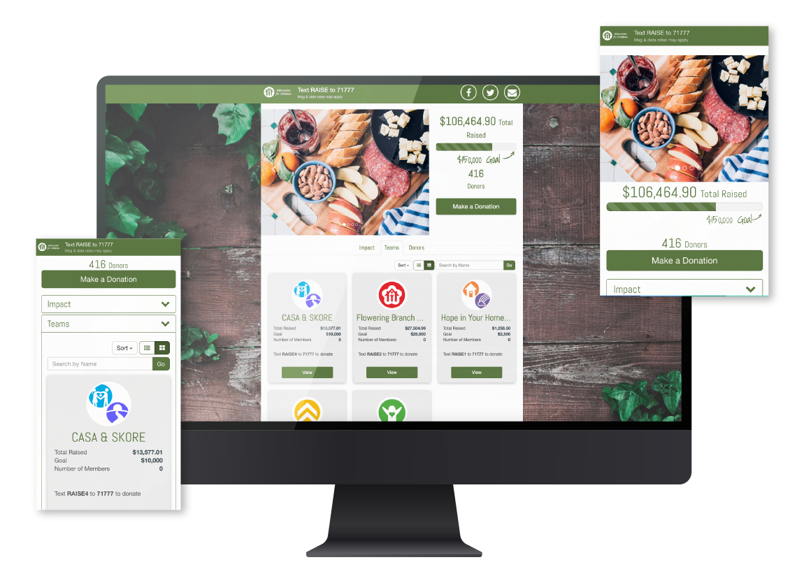 screenshot of GiveSmart