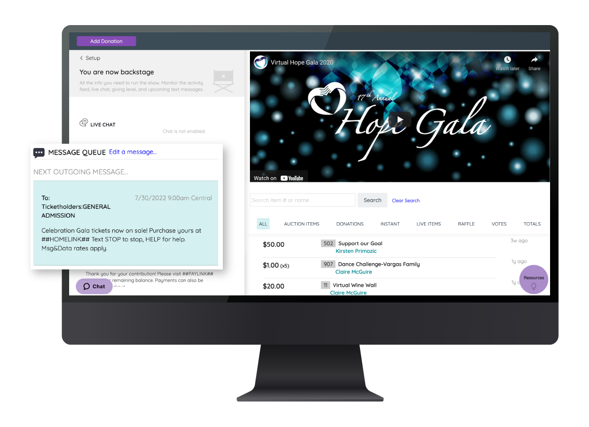 screenshot of GiveSmart