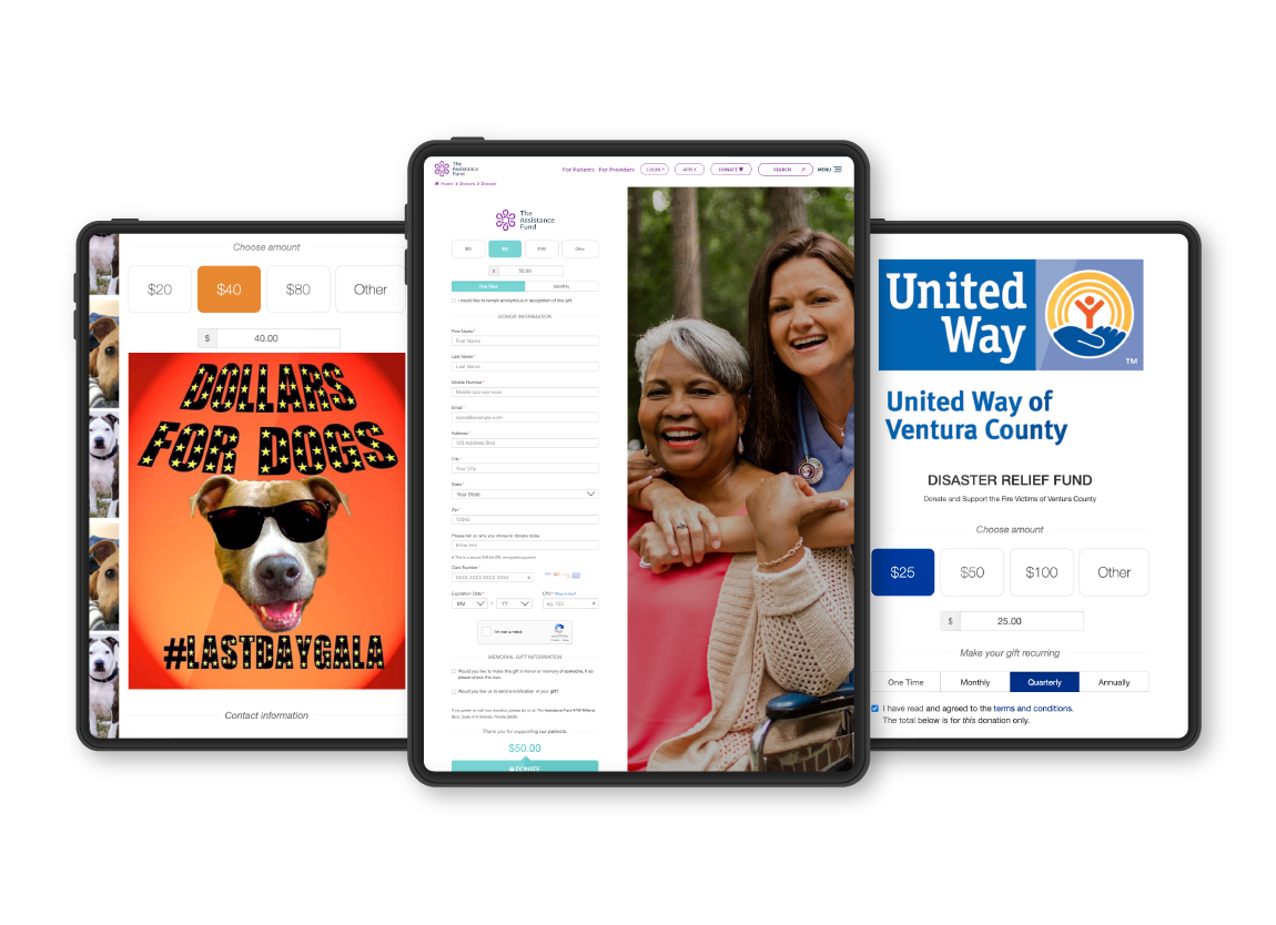 screenshot of GiveSmart